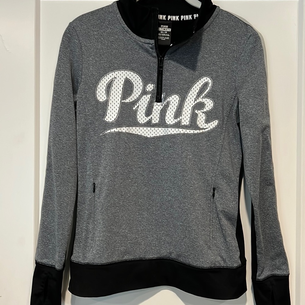 Victoria’s Secret PINK 1/4 Zip Track Jacket EUC